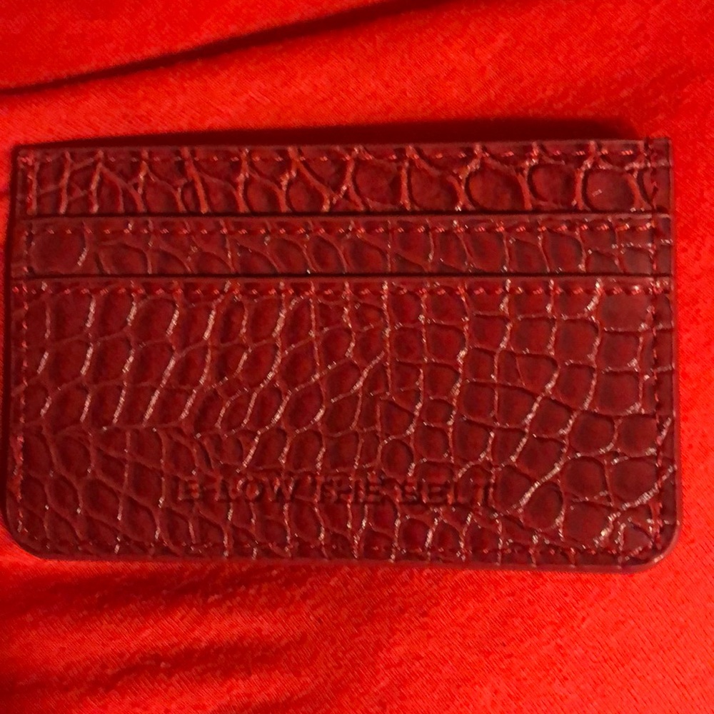 ❤️🔥 4 for $20 B-low the Belt Croc card case